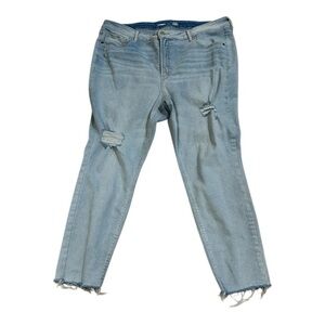 Old Navy Light Blue Cropped Women's Jeans